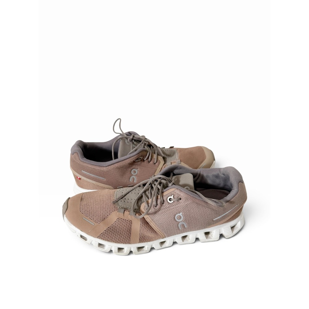 On Cloud 5 Womens Rosebrown Fog 59.97766 Athletic Running Sneakers Size 9